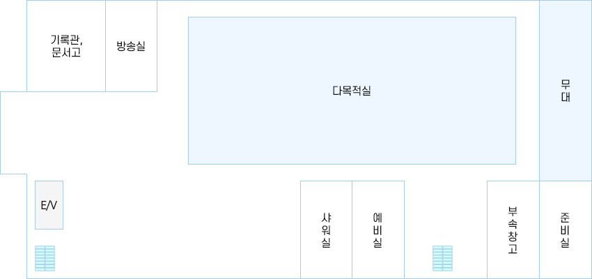 별관(Wee 센터) 3층 안내도(자세한 내용 하단참고)